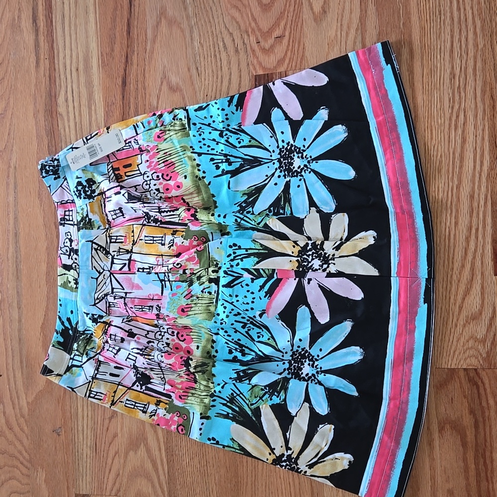 Brand New i.e. Floral Print Cotton Skirt Size 6P